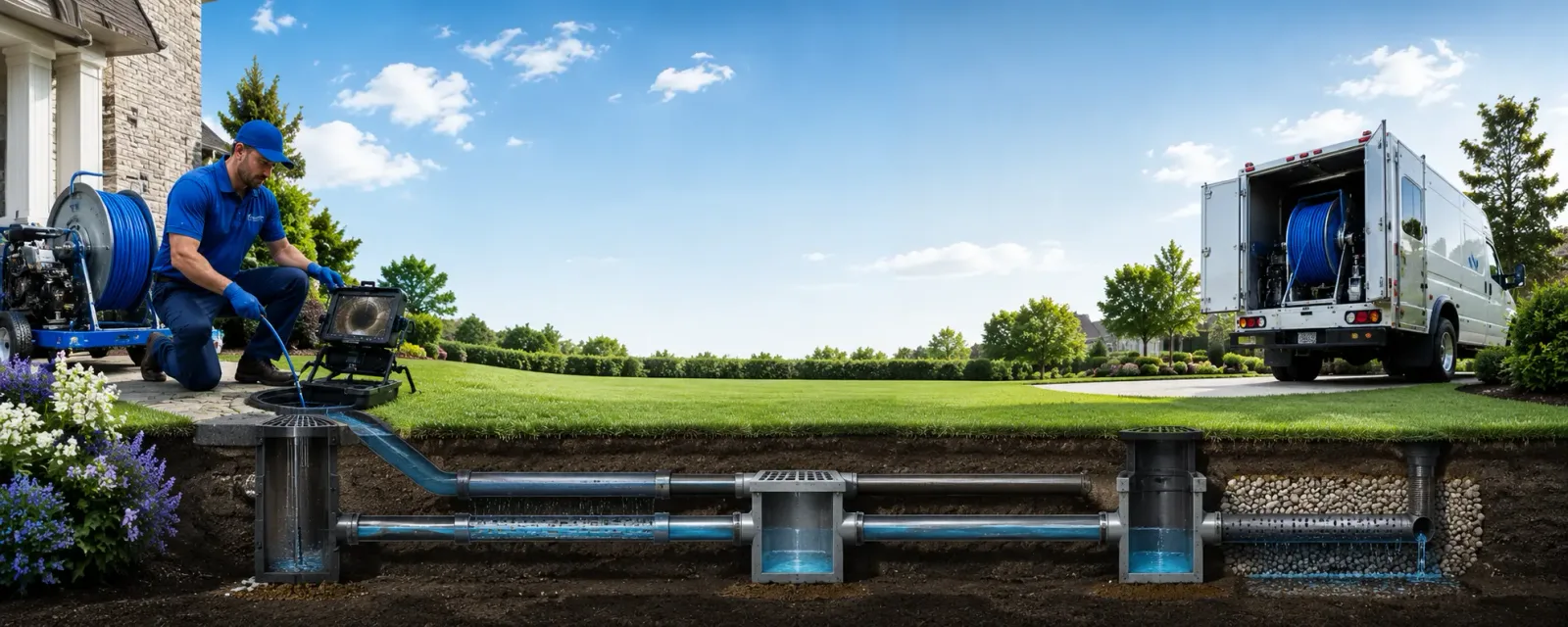 Outdoor drain cleaning information for Cushing, OK
